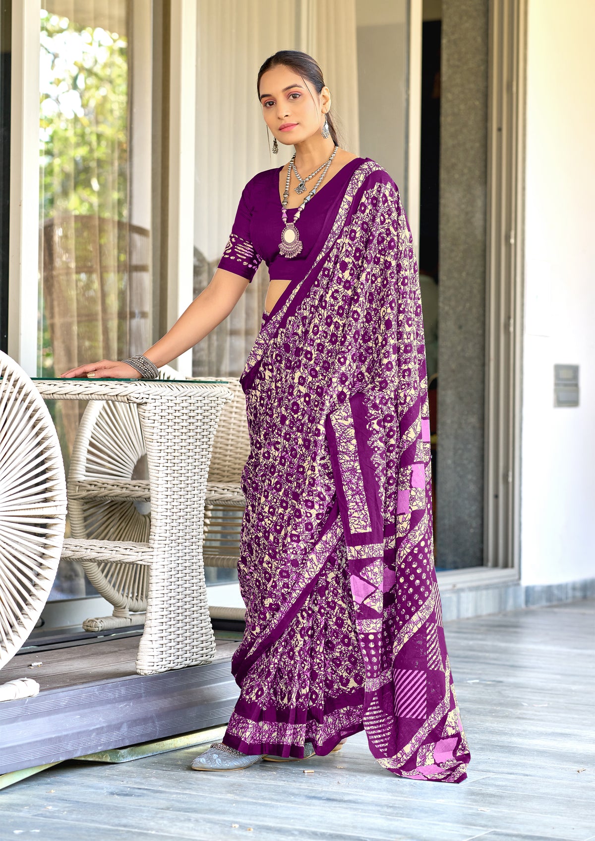 Urban Pallu Woven Design Pure Cotton Daily Saree