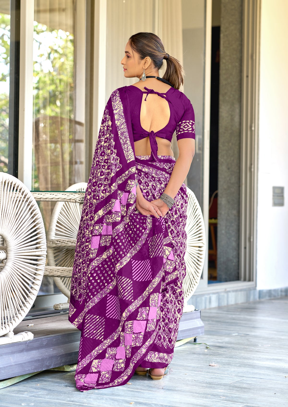 Urban Pallu Woven Design Pure Cotton Daily Saree