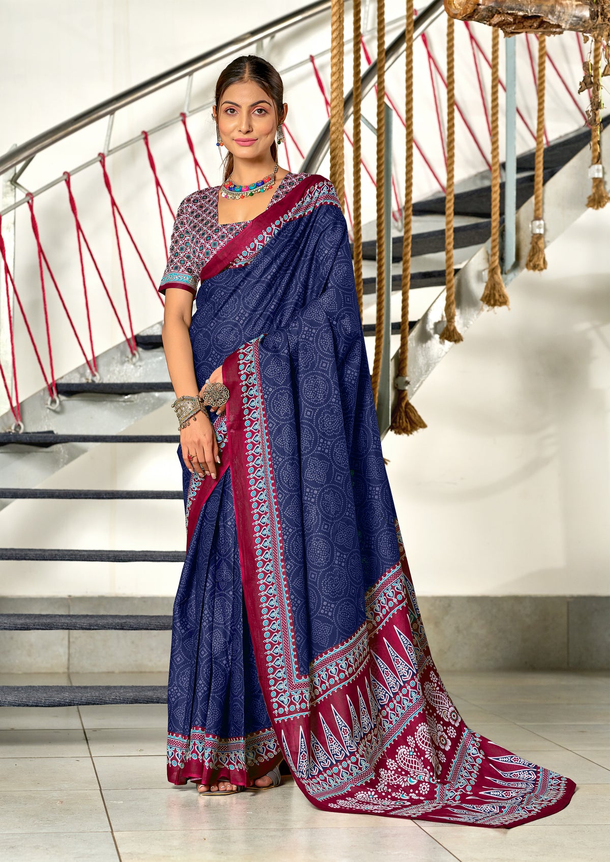 Urban Pallu Woven Design Pure Cotton Daily Saree