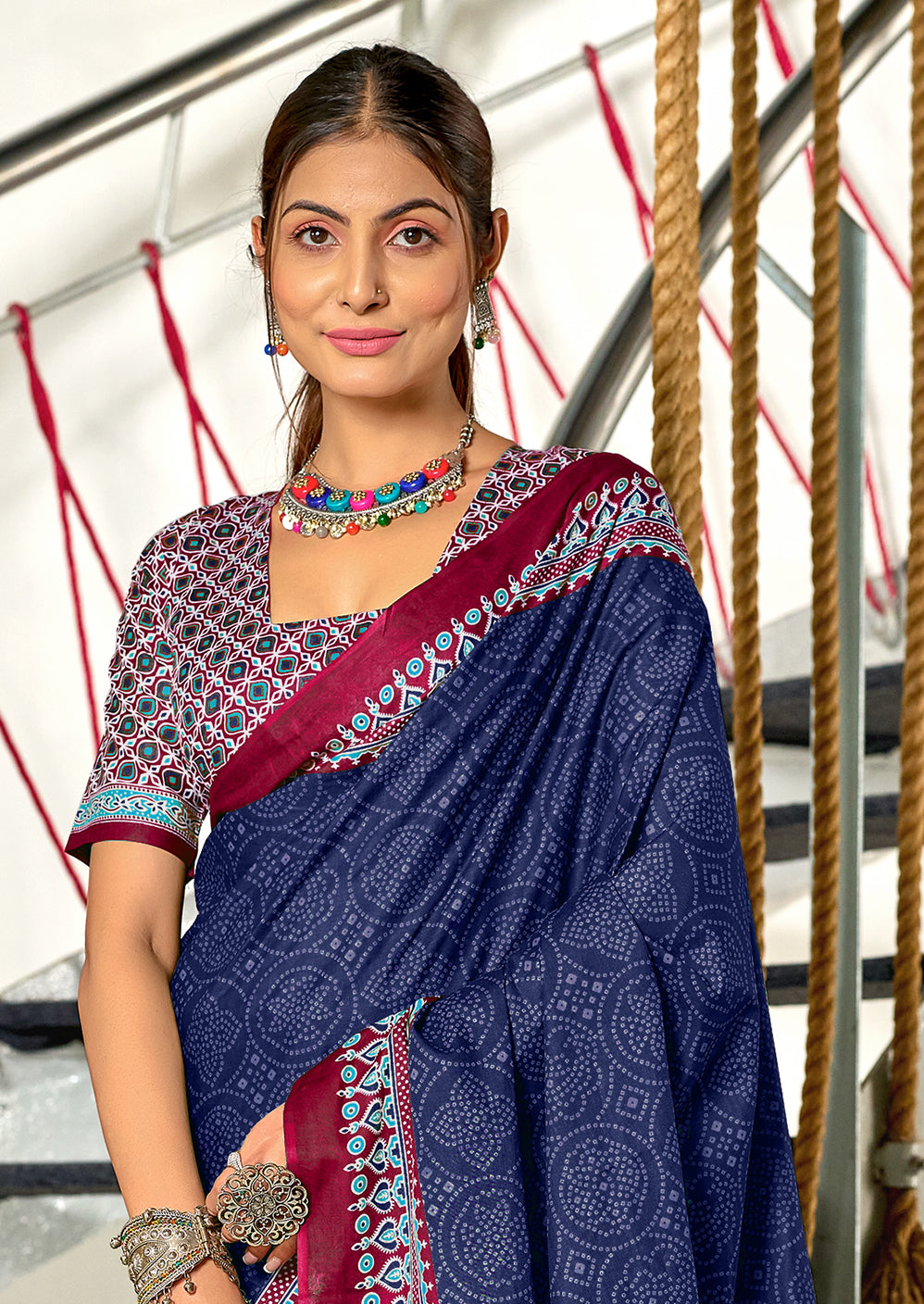 Urban Pallu Woven Design Pure Cotton Daily Saree