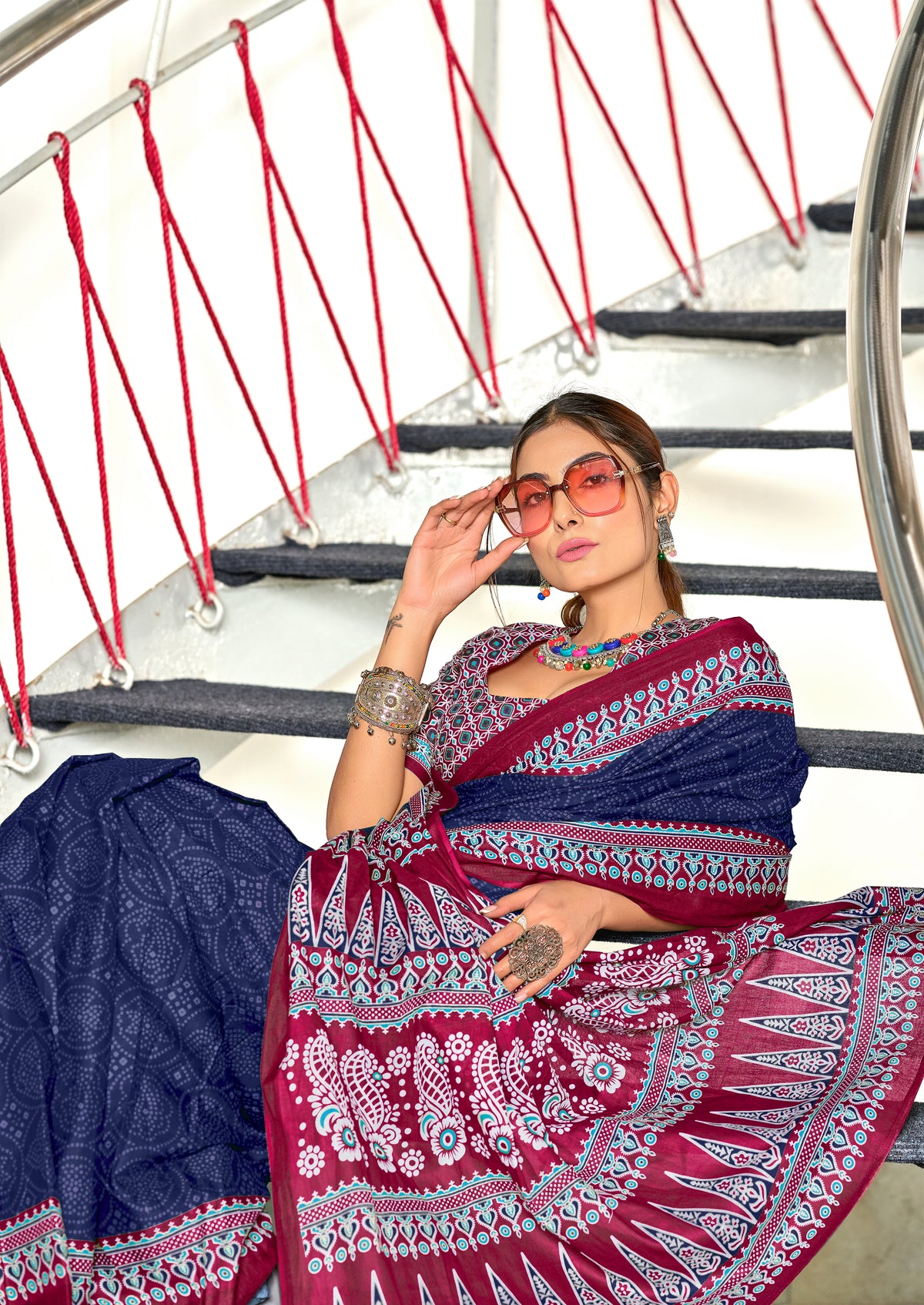Urban Pallu Woven Design Pure Cotton Daily Saree