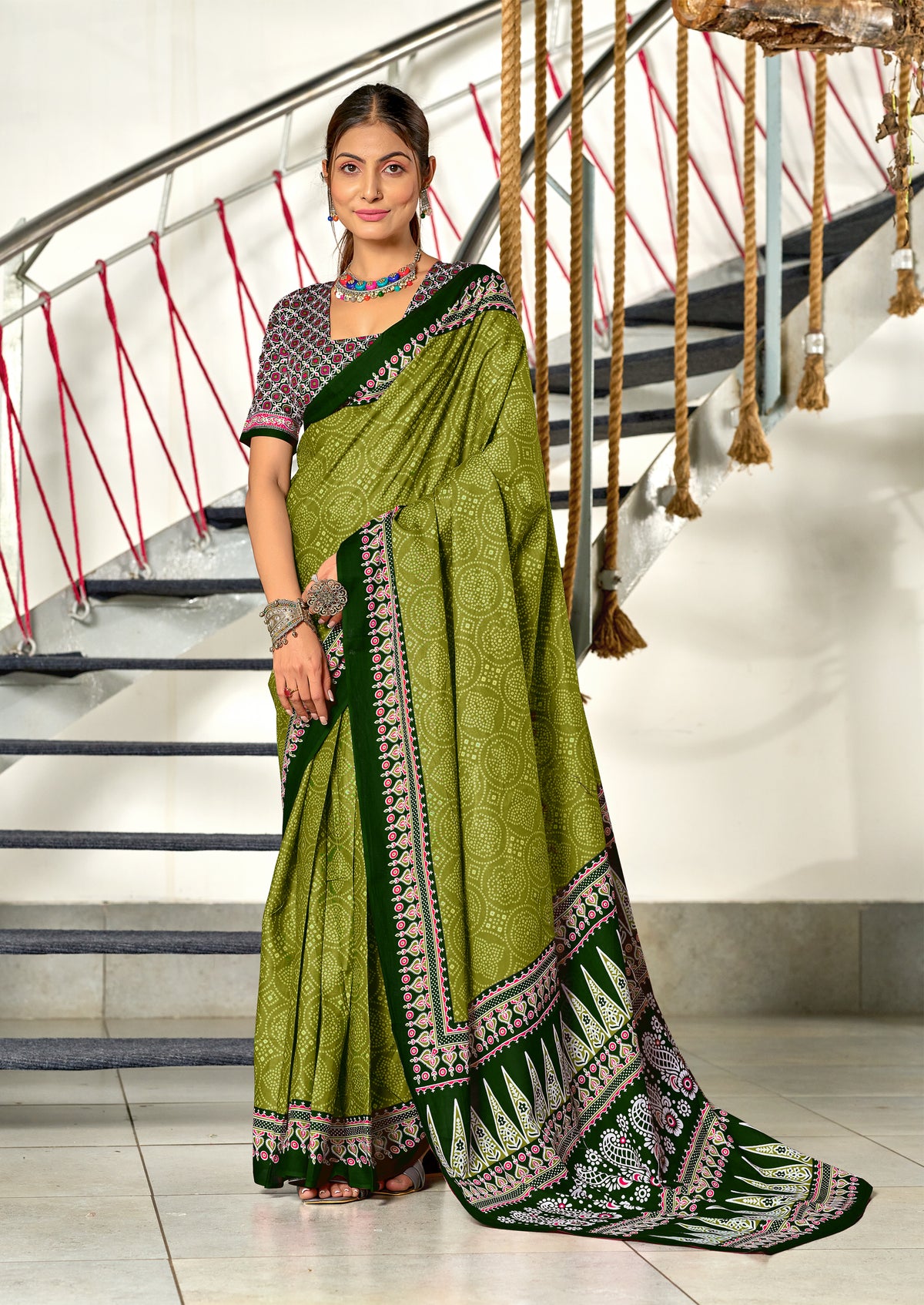 Urban Pallu Woven Design Pure Cotton Daily Saree
