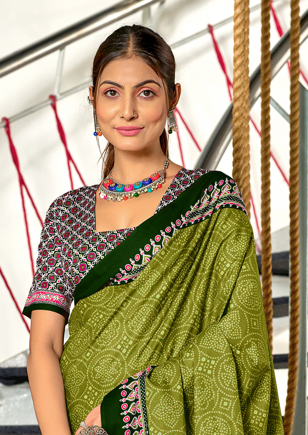 Urban Pallu Woven Design Pure Cotton Daily Saree