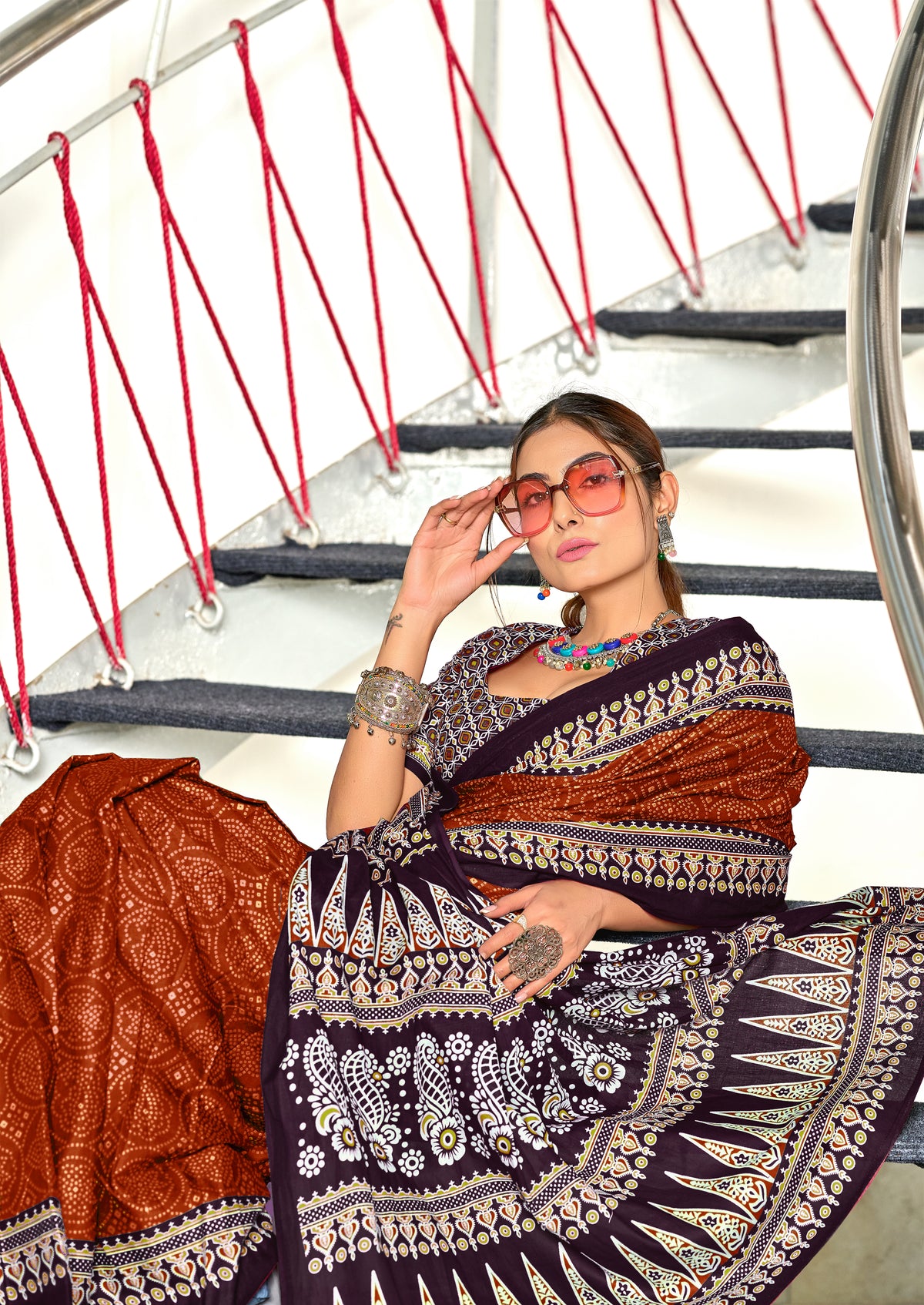 Urban Pallu Woven Design Pure Cotton Daily Saree