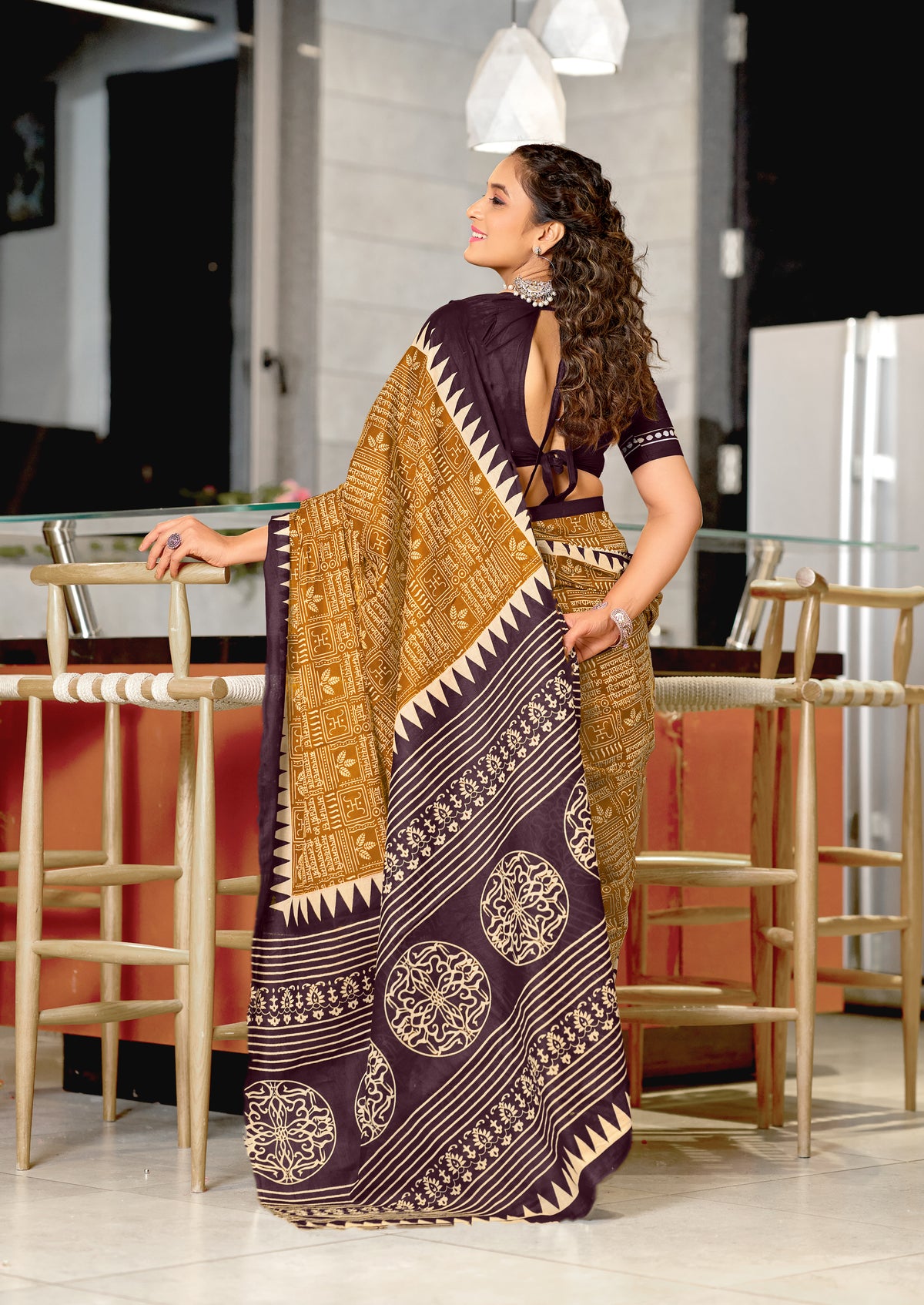 Urban Pallu Woven Design Pure Cotton Daily Saree