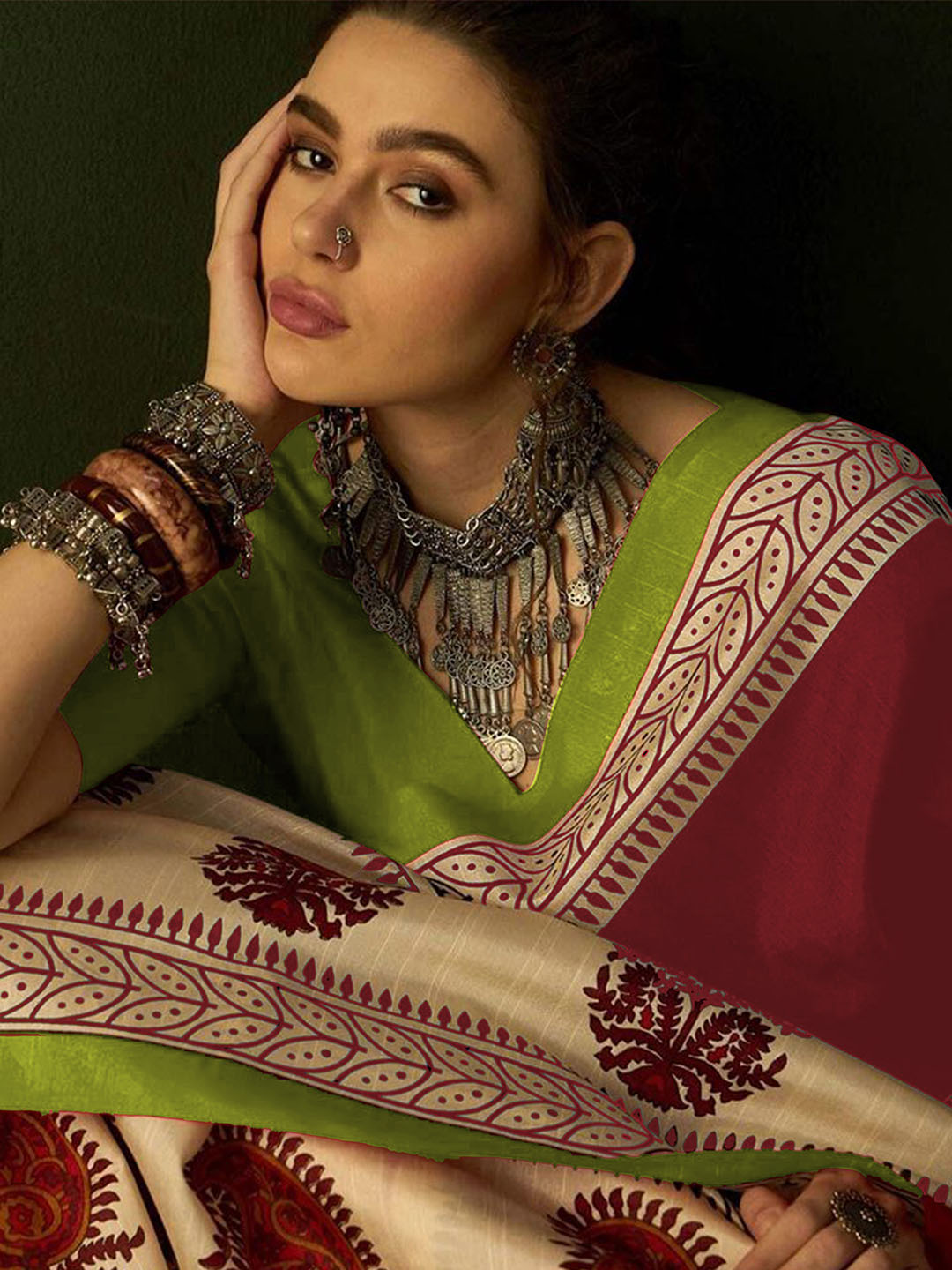 Urban Pallu Woven Design Pure Cotton Daily Saree