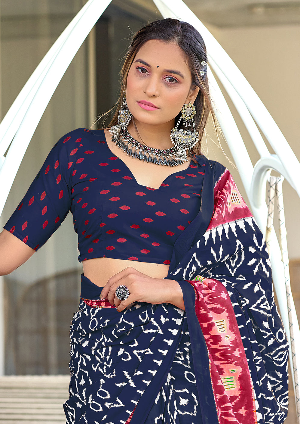 Urban Pallu Woven Design Pure Cotton Daily Saree