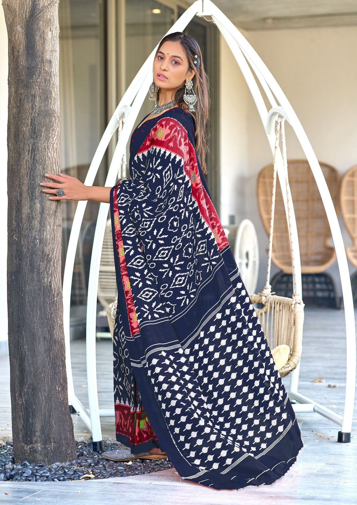 Urban Pallu Woven Design Pure Cotton Daily Saree