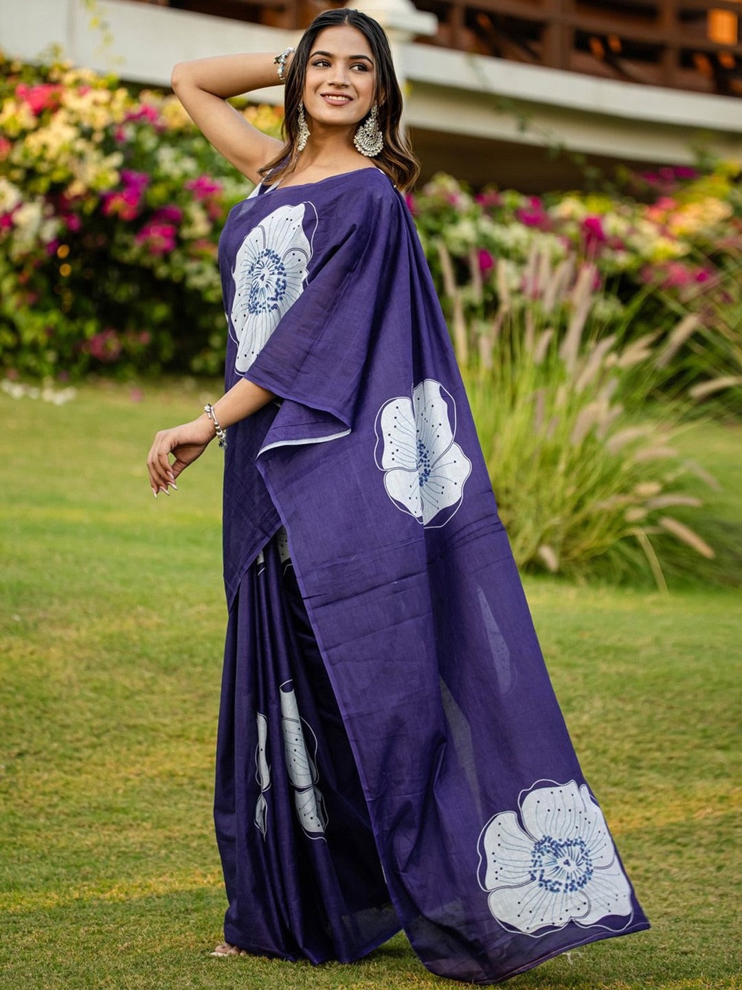 Urban Pallu Woven Design Pure Cotton Daily Saree